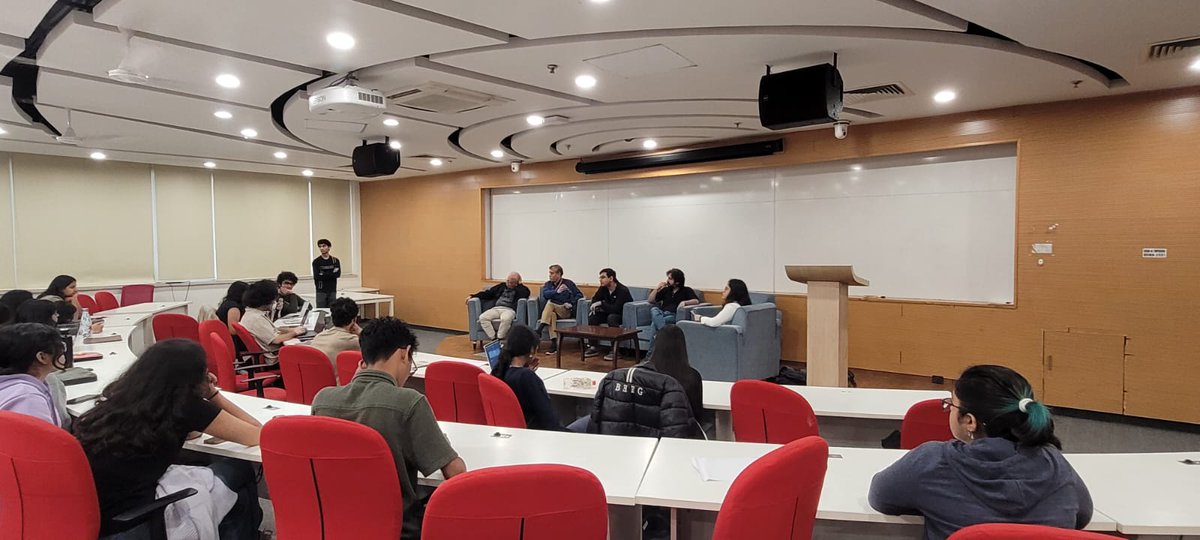 Today I participated in a panel at Ashoka University organized by the students on ' Beyond the lab: Navigating the personal side of academia'. The panel had faculties from Ashoka with lots of lively interactions with students