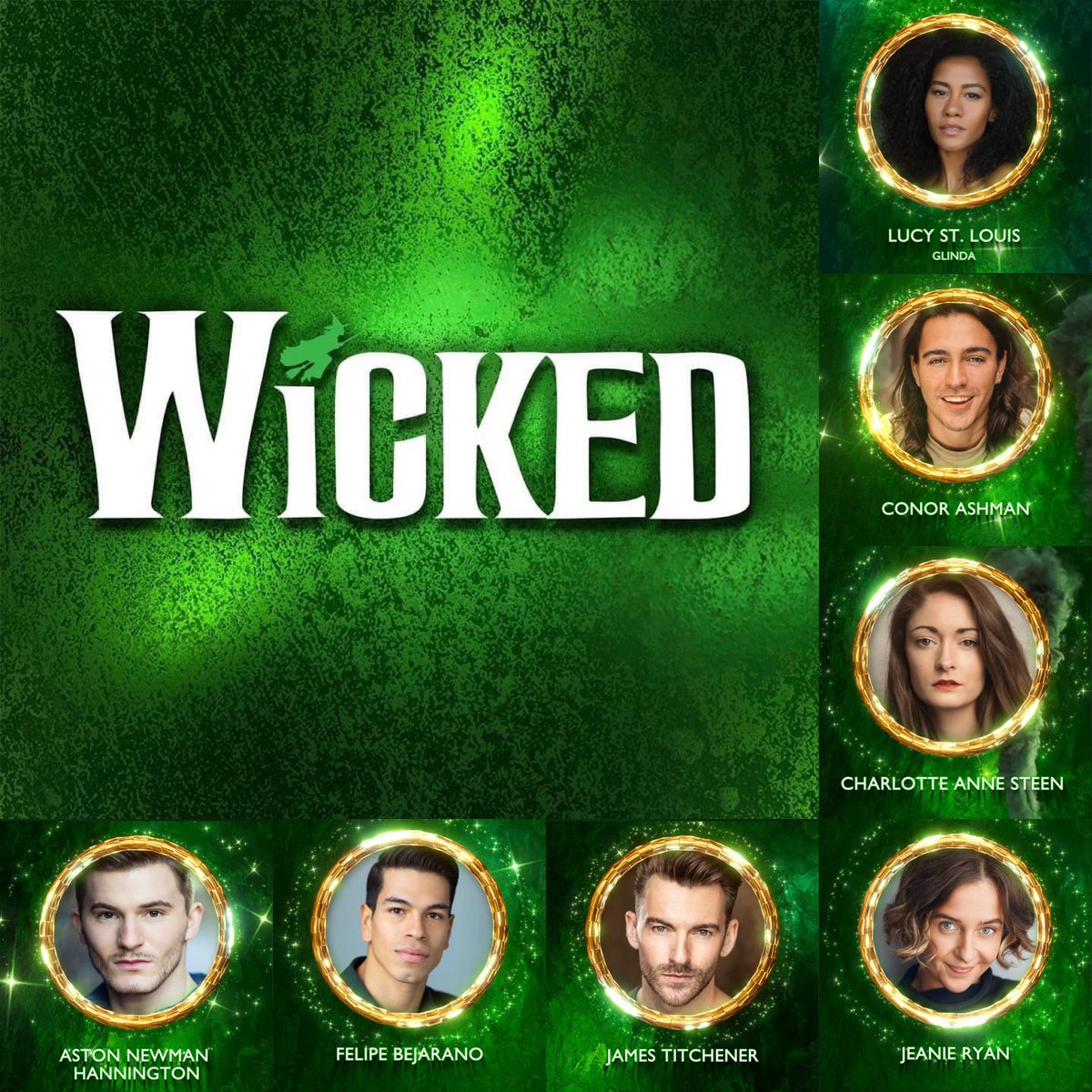 Laine Theatre Arts (@lainetheatreart) on Twitter photo Well this is WICKED news indeed! There will be seven Laineys in the 2024-2025 London cast of @wickeduk. 💚
Staying in the cast are <a href="/LucyStLouis/">Lucy St. Louis - (Clare)</a>, <a href="/conorashman/">Conor Ashman</a>, <a href="/JeanieRyan/">Jeanie Ryan</a> and <a href="/Titchenerrr/">James Titchener</a>. They’ll be joined by <a href="/FelipeBejarano_/">Felipe Bejarano</a>, <a href="/AstonHannington/">Aston N Hannington</a> and <a href="/charlotteAsteen/">Charlotte Anne Steen</a>. ✨ Well this is WICKED news indeed! There will be seven Laineys in the 2024-2025 London cast of @wickeduk. 💚
Staying in the cast are <a href="/LucyStLouis/">Lucy St. Louis - (Clare)</a>, <a href="/conorashman/">Conor Ashman</a>, <a href="/JeanieRyan/">Jeanie Ryan</a> and <a href="/Titchenerrr/">James Titchener</a>. They’ll be joined by <a href="/FelipeBejarano_/">Felipe Bejarano</a>, <a href="/AstonHannington/">Aston N Hannington</a> and <a href="/charlotteAsteen/">Charlotte Anne Steen</a>. ✨