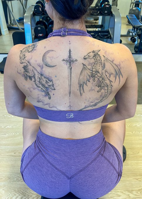 Open back tops are my fav now that my back piece has been finished. Already working on what’s next, considering