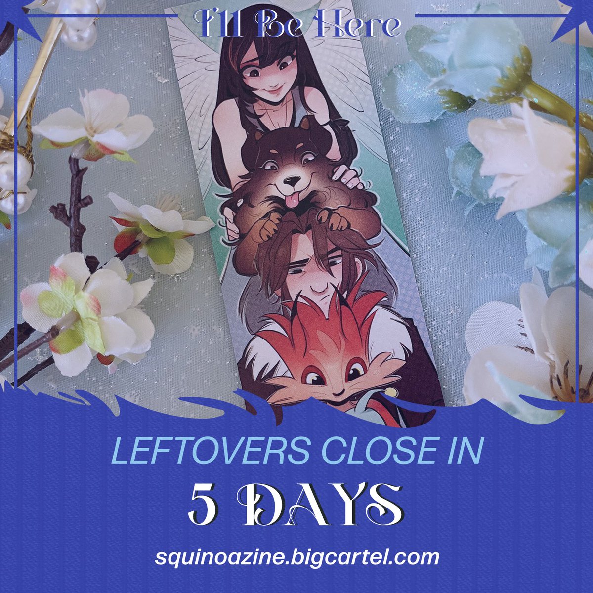 🤍 5 DAYS UNTIL LEFTOVERS CLOSE 🤍

And the countdown officially begins…

Grab a digital bundle, a bookmark, some stickers, or a print before our shop is closed for good! 

🛒 squinoazine.bigcartel.com