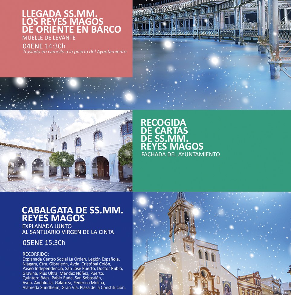 AytoHuelva's tweet photo. 🔍❄Conoce toda la programación cultural, deportiva y de ocio organizada por el Ayuntamiento de Huelva para esta Navidad🎄✨

👉Te invitamos a disfrutar de nuestra ciudad, de cada acto, de cada calle y de nuestro comercio local.

ℹ https://t.co/MyLt8ZUH6D https://t.co/MSTA2oDxbR