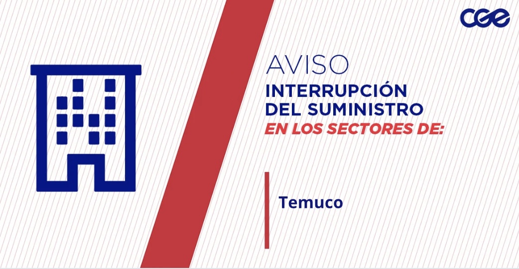 CGE_Clientes's tweet photo. Informamos a nuestros clientes de los sectores Los Trovadores, Pasaje María Luisa Bombal y aledaños, comuna de #Tenuco, la interrupción del suministro eléctrico. Nuestro personal de emergencia ya está informado. https://t.co/yBeaYfDMdR