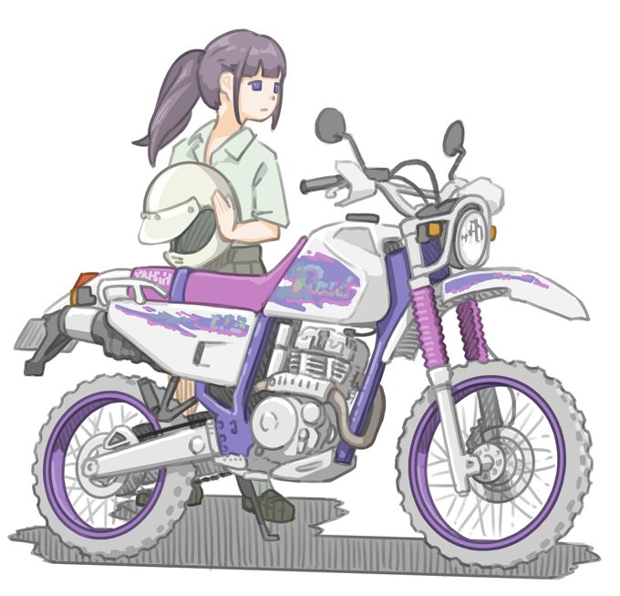 「何かを持っている バイク」のTwitter画像/イラスト(新着)｜2ページ目