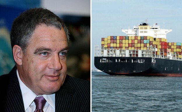 Farnakyboy's tweet photo. CMA CGM container ship #Symy, which left the port of Jebel Ali in the United Arab Emirates on Tuesday was attacked by a Shaded-136 drone.
The owner of the vessel is Eastern Pacific Shipping Company, the person controlling it is Israeli Billionaire Eidan Ofer. https://t.co/2EDS8PBJg0