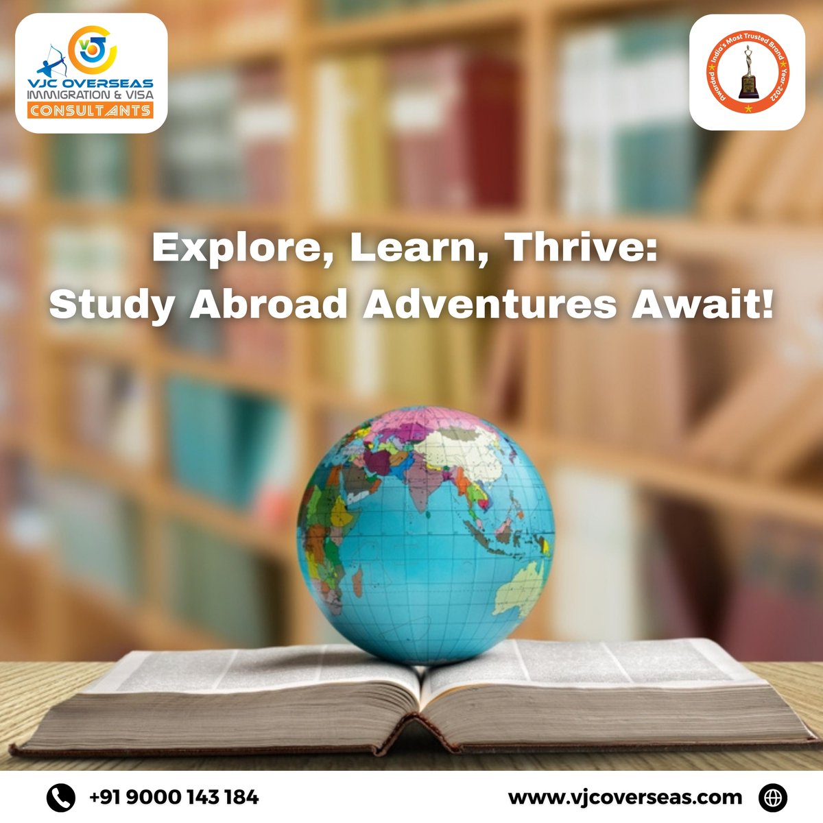 VJCOVERSEAS's tweet photo. "Unlock global opportunities with hassle-free study abroad journeys through our expert visa consultancy services."
+91 9160449000
https://t.co/yQRDUUk56T
#IELTS #university #masters #studyabroadbecause #scholarships #ieltspreparation #indianstudents #studyabroad #education https://t.co/JiNx6nB5BQ