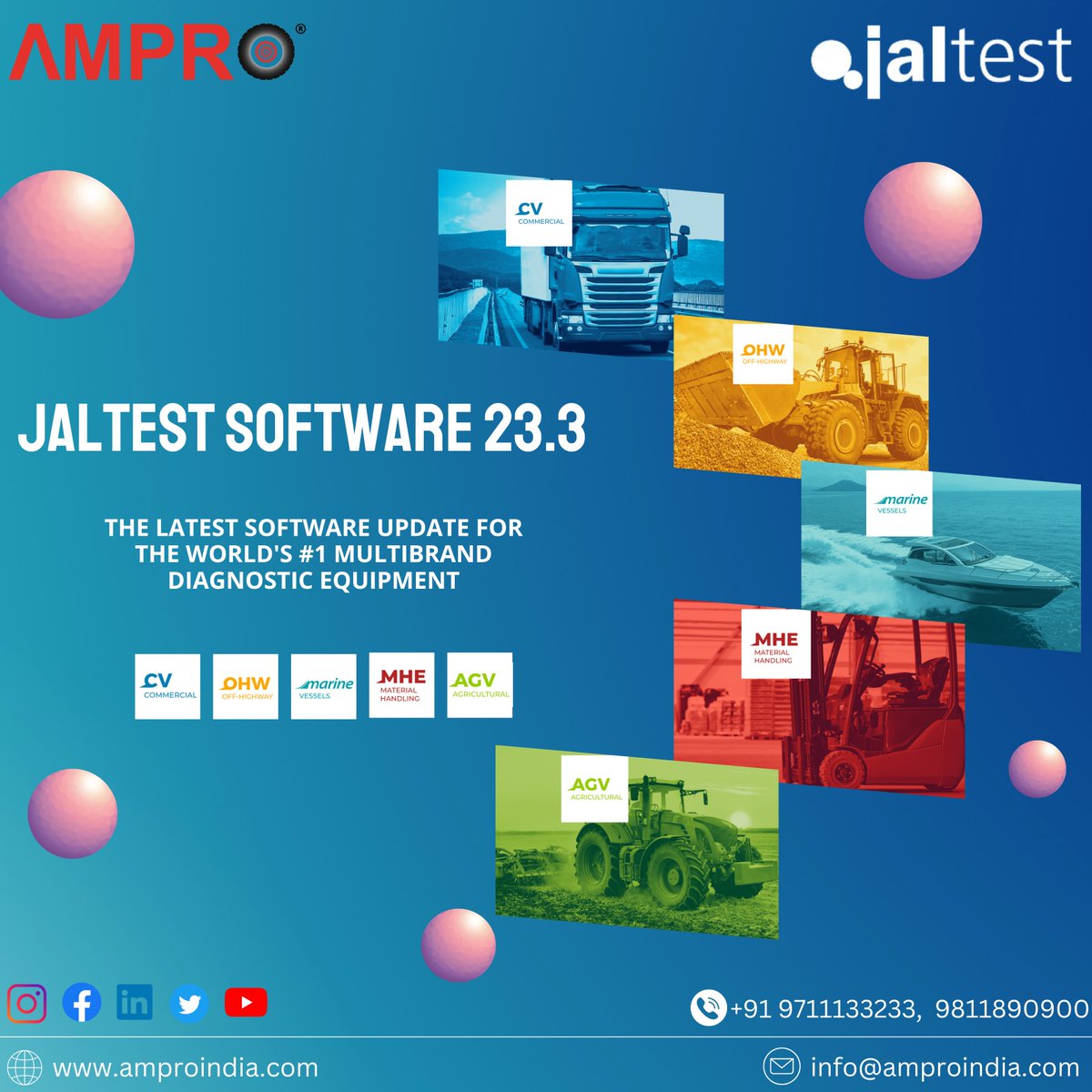 JALTEST SOFTWARE 23.3 Innovations!

Version 23.3 of the #JaltestDiagnostics software, the industry-leading multi-brand & multi-system diagnostics solution, is out now.