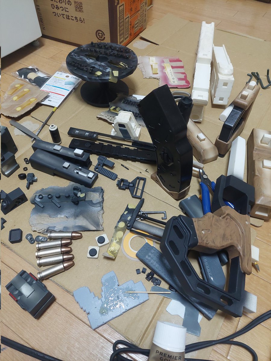 shiroto301's tweet image. フラットライン組み上げていきますよー☺️
#apexlegends #3Dプリンター