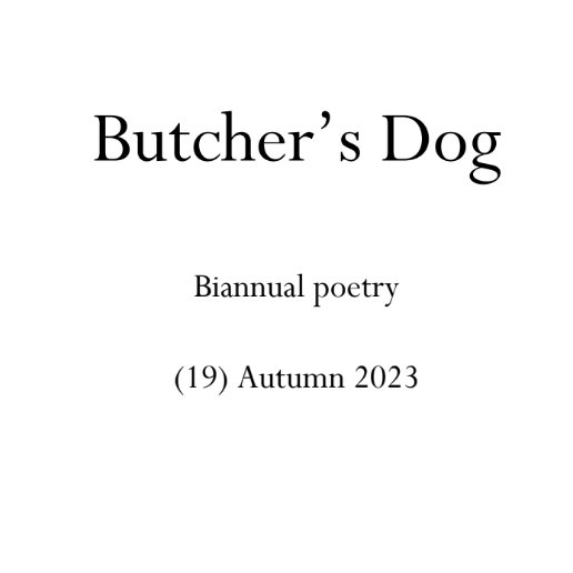 Butcher's Dog Publishing (@butchersdogmag) on Twitter photo Our Autumn mag is being readied for print.
Those with subscriptions get first dibs on our limited, hand-numbered print run. This one, edited by <a href="/rmcfarlane63/">rmcfarlane63</a> and <a href="/_dodo/">Dr Jo Clement</a>, is such a special edition. Announcing issue 19 next week: can't wait! 🍂 butchersdogmagazine.co.uk/product-page/u… Our Autumn mag is being readied for print.
Those with subscriptions get first dibs on our limited, hand-numbered print run. This one, edited by <a href="/rmcfarlane63/">rmcfarlane63</a> and <a href="/_dodo/">Dr Jo Clement</a>, is such a special edition. Announcing issue 19 next week: can't wait! 🍂 butchersdogmagazine.co.uk/product-page/u…