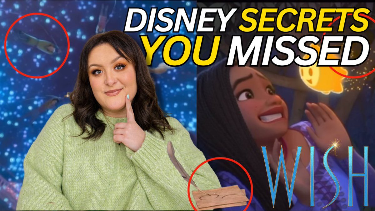 How many of these Disney Easter Eggs did you spot during #Wish? #WishMovie  youtu.be/JUp5uAOP6Bs?si…