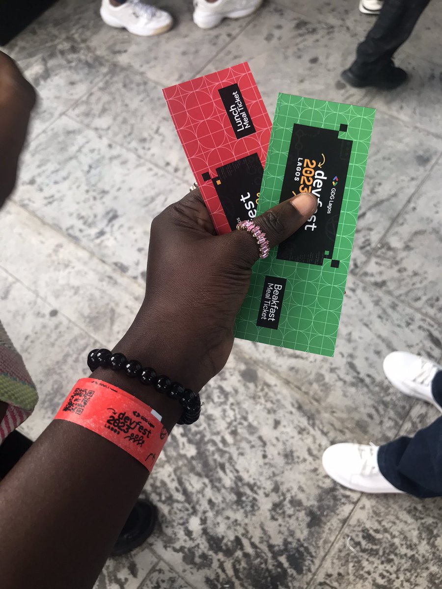 Day 2 
I’m so excited to be here
#DevFest 
#DevFestLagos 
#DevFestLagos2023