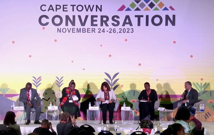 Engaging Day 2 of CAPE TOWN CONVERSATION including address by H.E. Grace Naledi Mandisa Pandor, Minister of International Relations & Cooperation #SouthAfrica; #Think20 Handover Ceremony from #India to #Brazil; deep dive on #Time4Africa & it’s role in #G20!
#CapeTownConversation