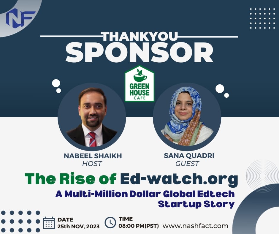 EdWatchOfficial's tweet photo. Hello wonderful people! 🌍💡

Our Founder and CEO is set to share her incredible startup journey on a featured podcast on Facebook! 🎙️ Tune in as she takes us through the highs, lows, and invaluable lessons learned along the way. 🌟
Today at 8pm (GMT+5)
https://t.co/J8KCB62FwP https://t.co/vP8teXoVc2