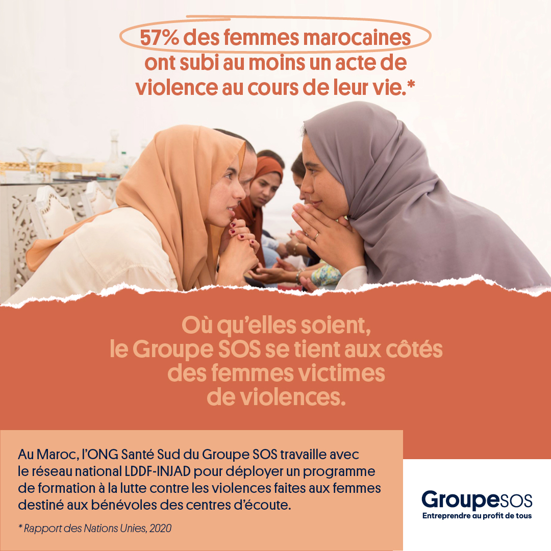 Par le programme SentinElles, l'ONG @santesud13 du Groupe SOS, en collaboration avec le réseau LDFF – INJAD au Maroc, agit pour le respect des droits en santé sexuelle des femmes, tout en prévenant les violences ✊ En savoir plus : groupe-sos.org/actualites/ren…