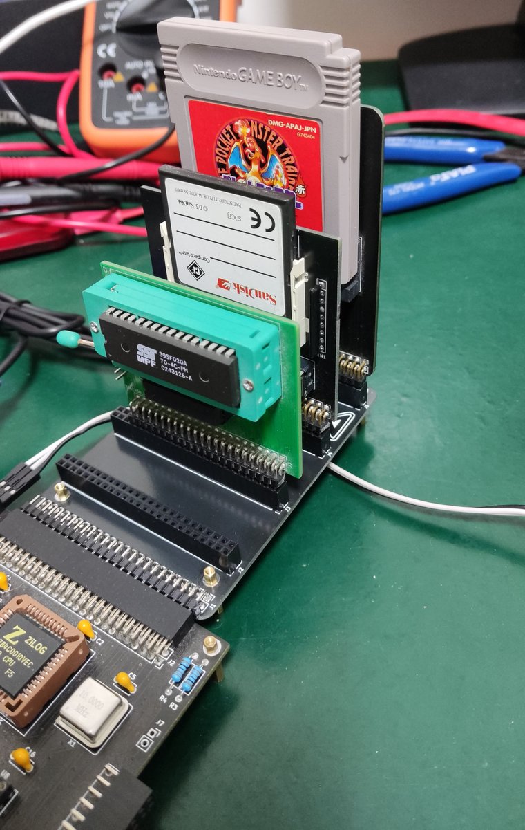 Just tested my newly designed PCB for Zeal 8-bit Computer: an extension board for the extension port! 😄
#retrocomputing #z80