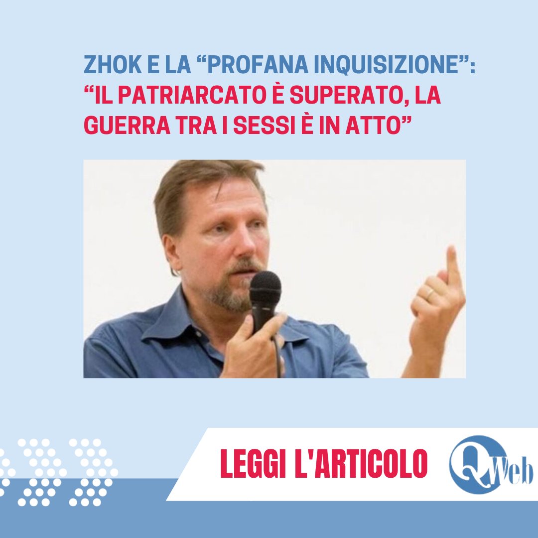 Intervista al Filosofo Andrea Zhok sul suo ultimo saggio “La Profana Inquisizione”: la persecuzione del Politicamente Corretto

LEGGI L'ARTICOLO: quotidianoweb.it/cultura-e-soci…

#omicidio #cultura #patriarchy #maleprivilege #womensrights #rapeculture #women #womenmatter