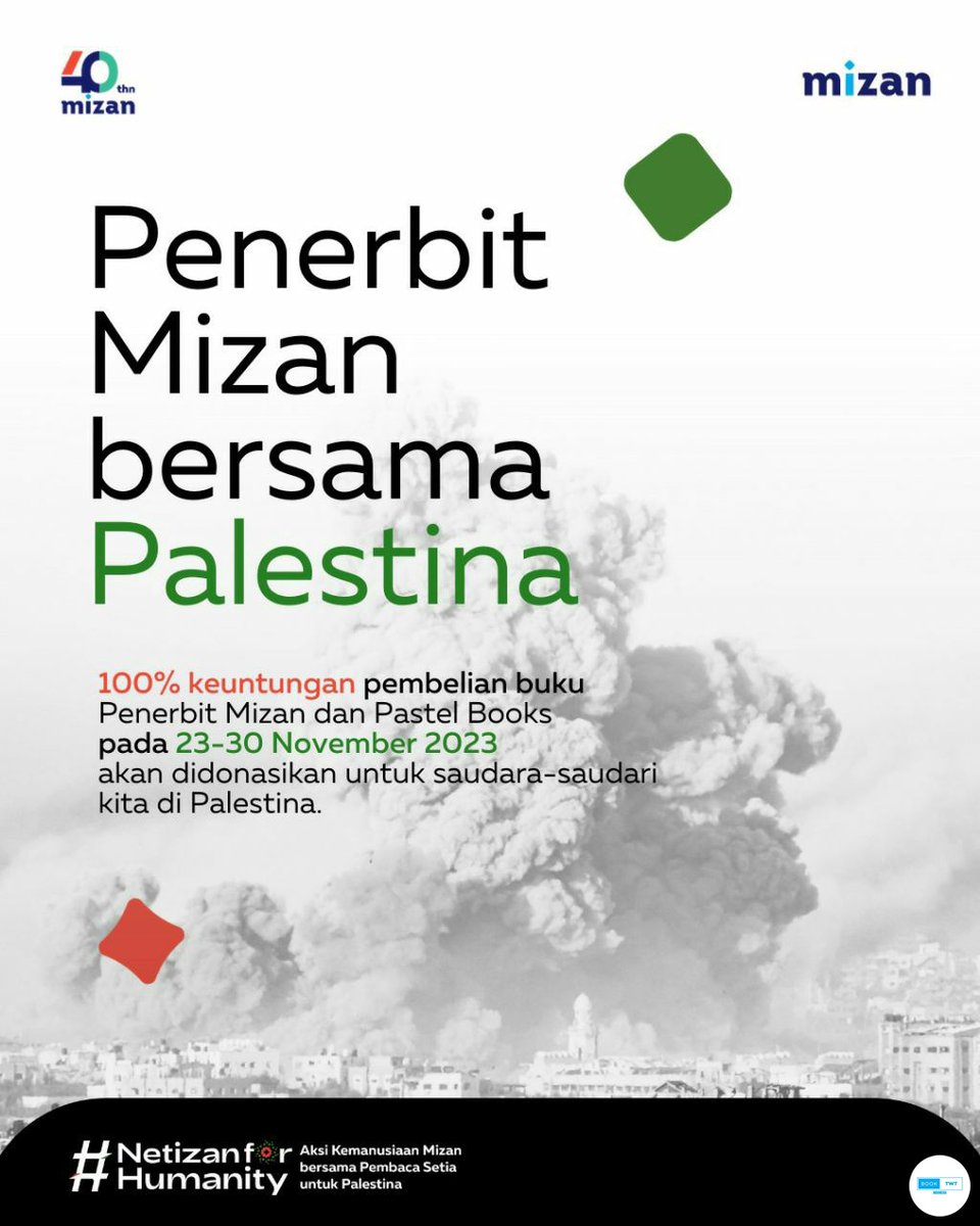 Booktwt udah borong apa aja di Mizan dan lininya?