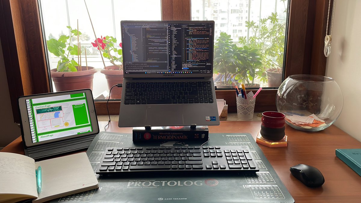 Yağmurlu bir Ankara sabahında düzenle motive olmaya çalışıyorumdur..