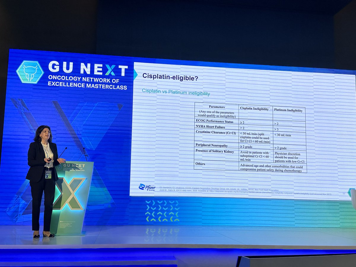 Diving into the debate on platinum eligibility at the GU NEXT Masterclass. What’s your take on the ECOG Performance Status threshold? Join the conversation. #GU_NEXT #OncologyExcellence #ClinicalConsensus @dmukherji @drenriquegrande @OncoAlert