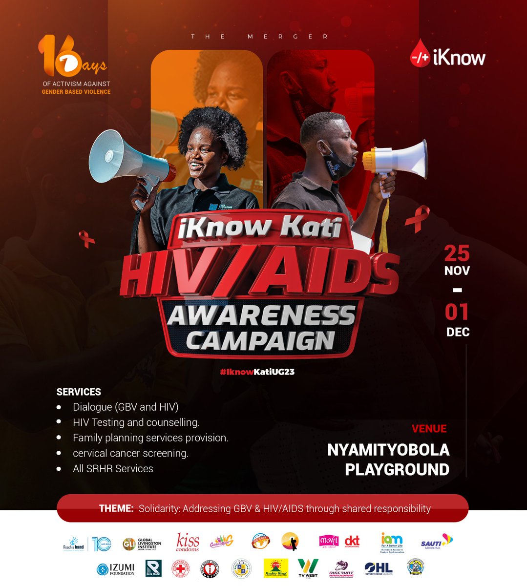 Mbarara, let's paint our town with awareness! #IknowKatiUG23 is here, spreading the message on HIV/AIDS prevention and education. 

Join the campaign spread knowledge and break stigma. #16DaysOfActivism #GenerationGender