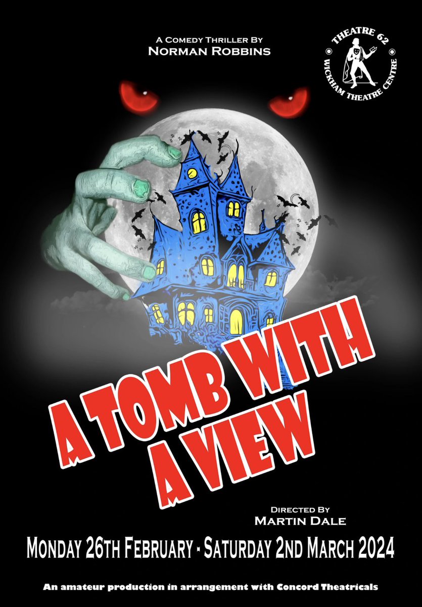 Theatre62's tweet photo. Coming to Wickham Theatre Centre (Theatre 62), West Wickham, in 2024 https://t.co/eEKAFzKhfK