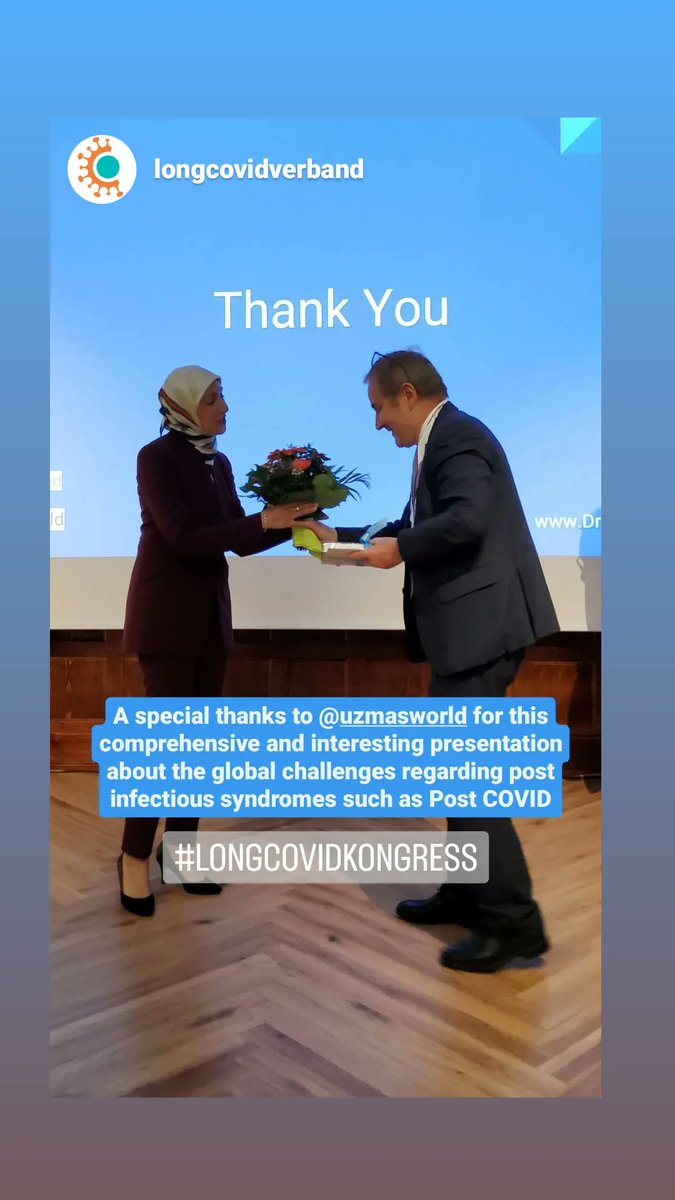 DrUzmaSyed's tweet photo. I was delighted to deliver the keynote
open plenary session at the Long Covid Congress in #Jena, Germany
I discussed the Global Societal Impact of Infectious Diseases. Historically Infectious Diseases have had Post Infectious sequelae documented as far back as Influenza of 1889 https://t.co/CPZA2d6JJ2
