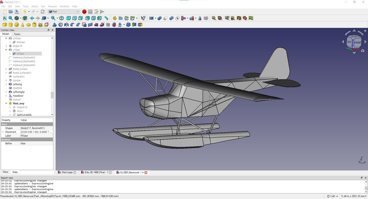 SV001R's tweet image. 오픈소스 3D CAD 소프트웨어 FreeCAD로 부활호용 플로트 만들기
blog.naver.com/metalslug200/2…