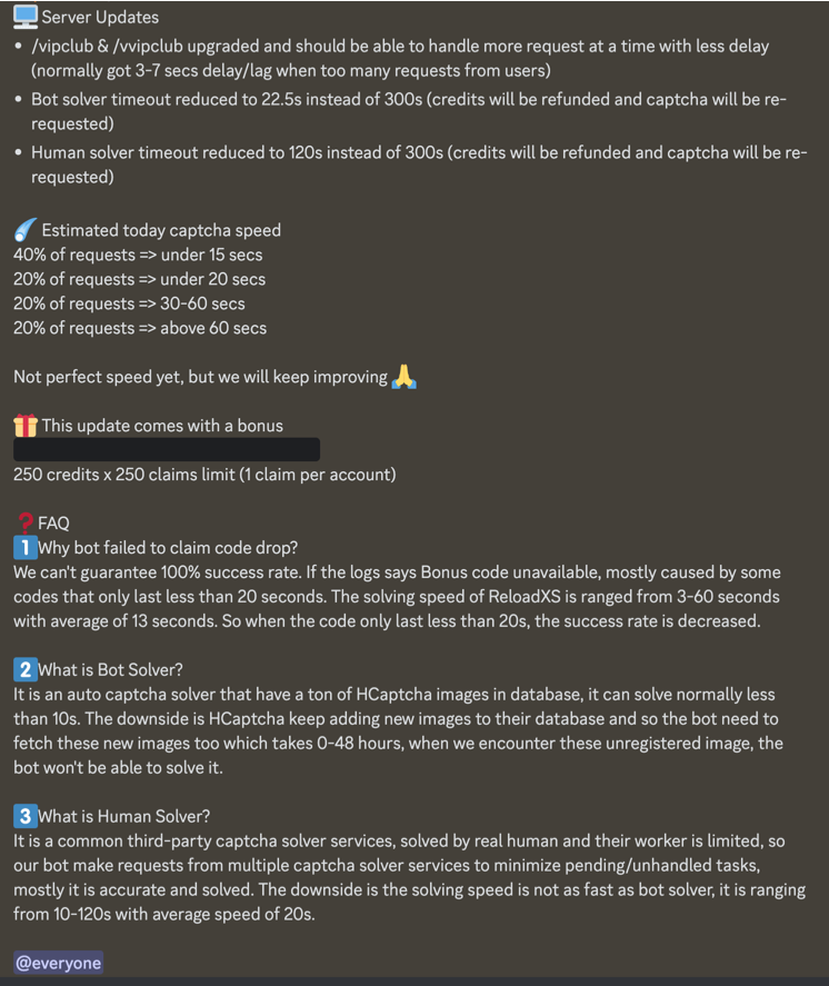 ReloadedXS's tweet photo. 🚨 UPDATE: StakeReloadXS has made changes to improve our accuracy and speed. We have attached a bonus in our discord!!!
#StakeReloadXS #StakeReloaded
🔗https://t.co/Dlaxj0OD2j https://t.co/itugVC2xAC