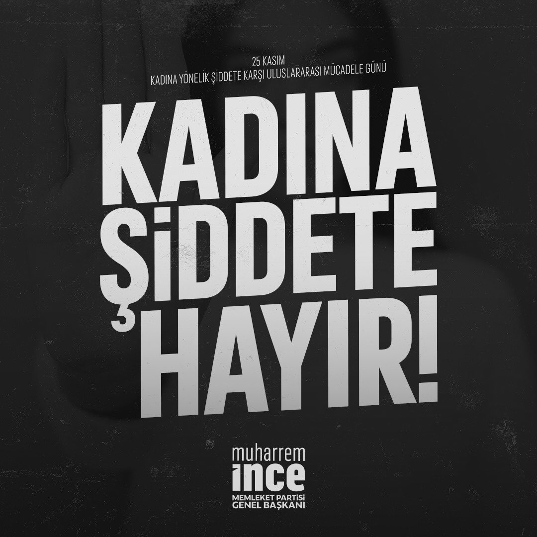 Bugün 25 Kasım Kadına Yönelik Şiddete Karşı Uluslararası Mücadele Günü. Kadına şiddetin hiçbir bahanesi ve gerekçesi olamaz. Yargı başta olmak üzere tüm kurumlar ve sivil toplum, kadına yönelik şiddetin bitirilmesi konusunda gerekli çalışmaları ivedilikle yapmak zorundadır.