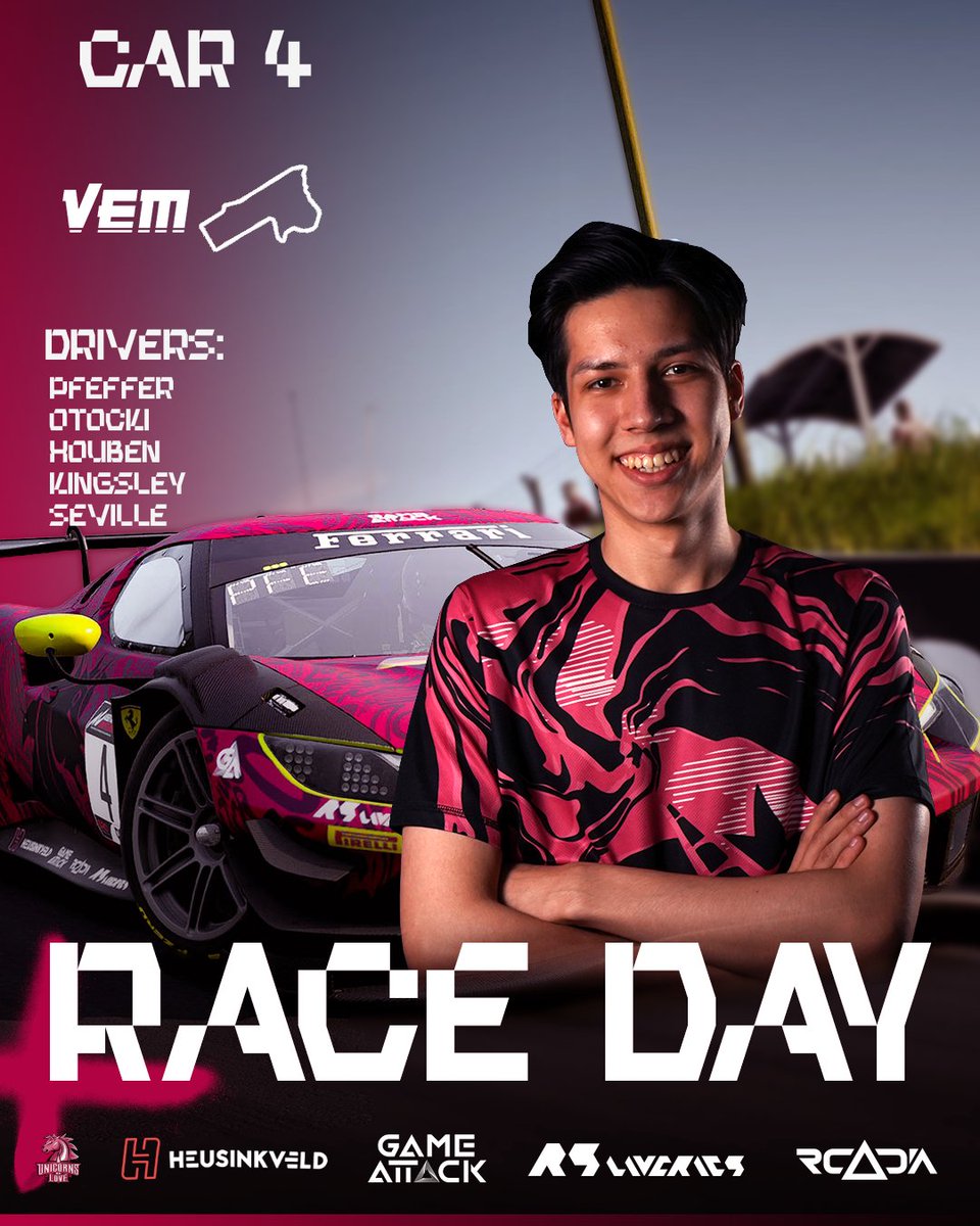 The Virtual Endurance Masters return with another highlight race. 🦘

5 of our drivers take on the challenge of 24 hours at Mount Panorama. 🇦🇺

⌚️ 13:00 CET on 
🐨twitch.tv/evorox
🐨twitch.tv/niklashouben 
🐨twitch.tv/tobiaspfeffer5