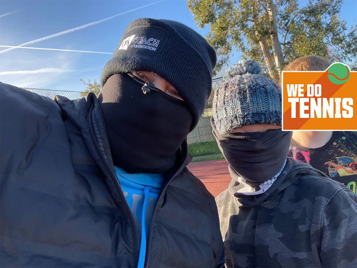 alancutts's tweet photo. A little chilly but always a way! 🧊 🎾 @WHTCDoncaster  @wedotennisuk @WDT4Disability https://t.co/7R4bgyOAal