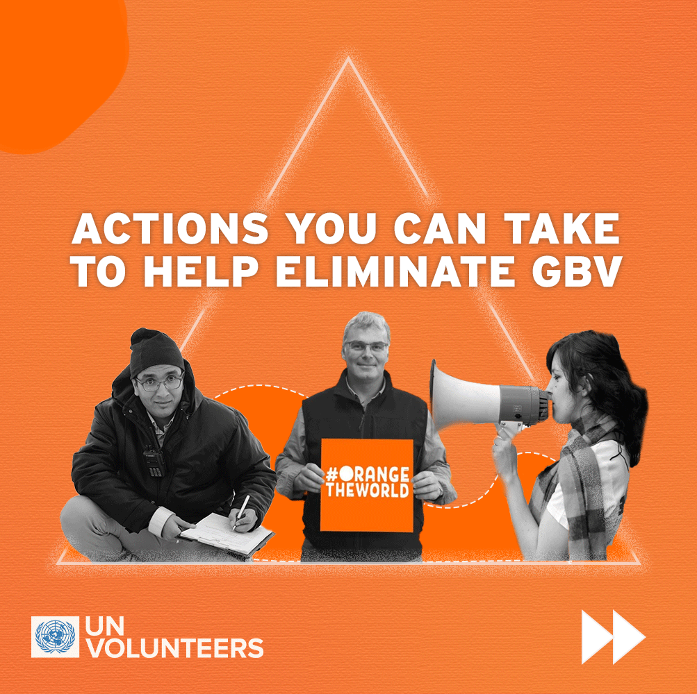 UNVolunteers's tweet photo. Ending violence against women is everyone’s business. 

Here are 🔟 ways you can #VolunteerAgainstGBV and make a difference during the #16Days of Activism against Gender-Based Violence, and every day: https://t.co/aqXsnKgMx7 @UN_Women https://t.co/0NNdcQWSry