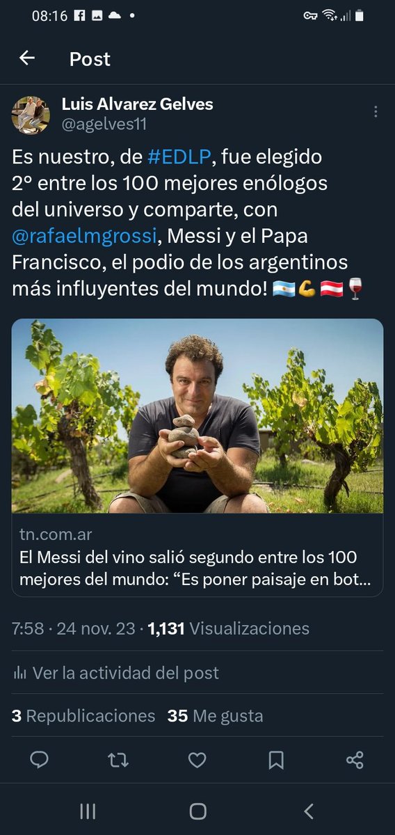 agelves11's tweet photo. Profético 👇! Felicitaciones @CasaVigil, @alevigilmalbec y gran equipo! Sabelliano lo suyo! 🍷🇦🇹🥂🇦🇷 https://t.co/UmP4a4f1g9