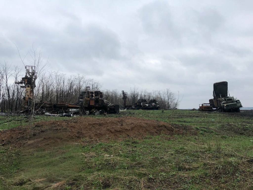 From the 2022 - Destroyed Ukrainian S-300 position near Svatove, Luhansk Oblast. All the losses are already documented.