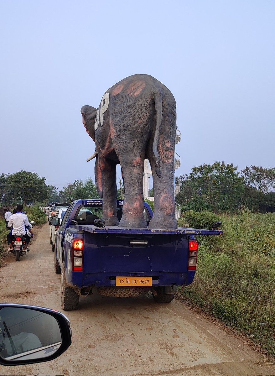 सिरपुर में भी दौड़ रहा है हाथी।