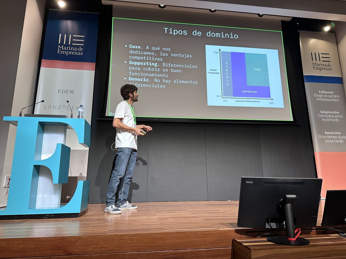 🙌 Súper interesante la charla sobre DDD <a href="/dani_latorre/">Dani Latorre 🤘</a> en #lavertical