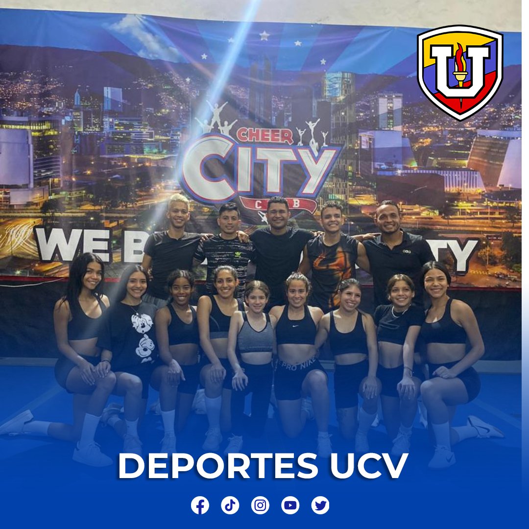 ddeportesucv's tweet image. El Club de Porrismo UCV @porrismoucv se encuentra preparandose en Medellín, Colombia para la competencia "nfinity champions league Colombia en representación de Venezuela y de nuestra UCV.
Suerte muchachos y los esperamos campeones.
Arriba la UCV