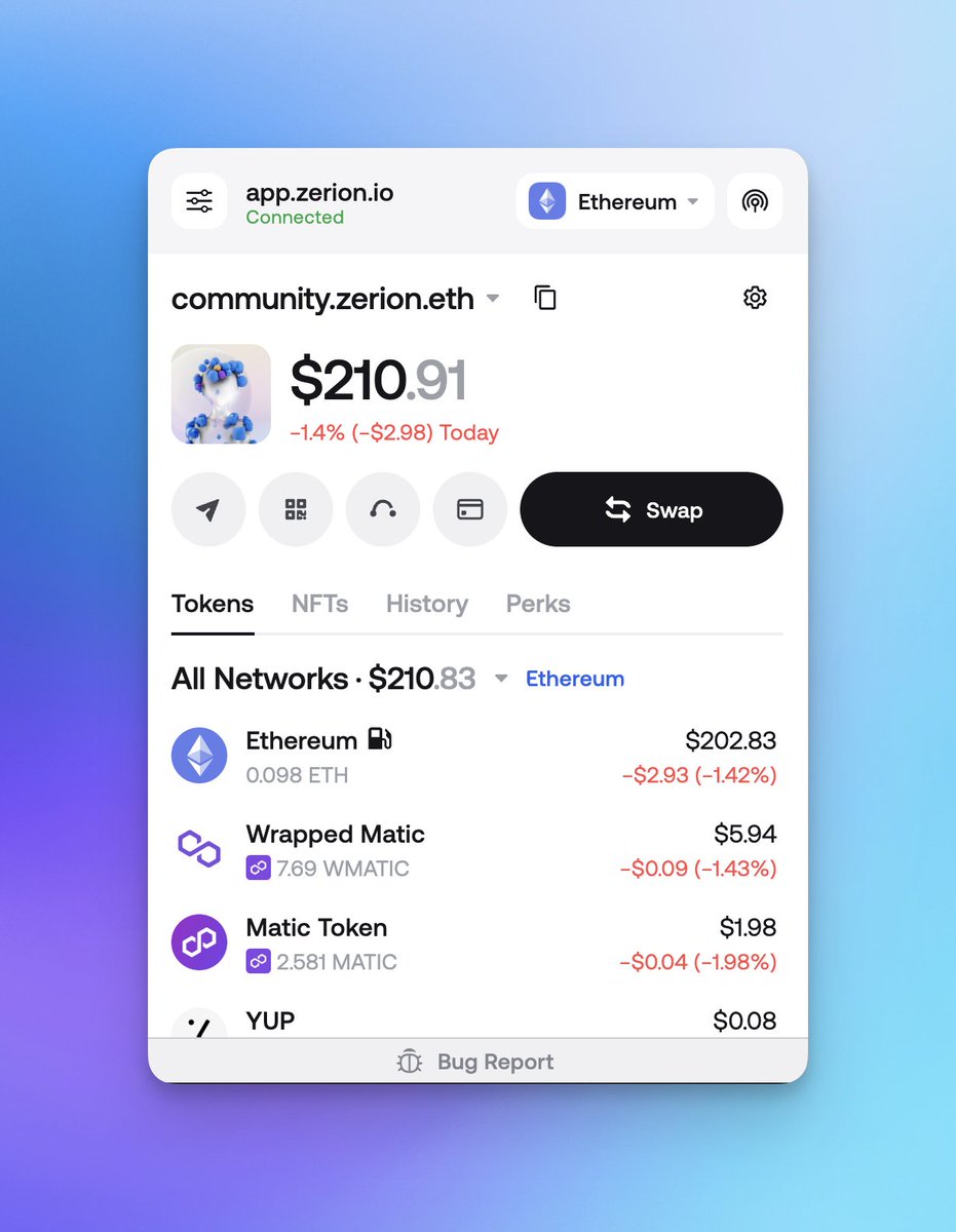 .<a href="/zerion/">Zerion</a> extension just got a sleek makeover! ✨

Update yours now: zerion.io/extension

And set a reminder for Nov. 30th for something special: lu.ma/96111igb