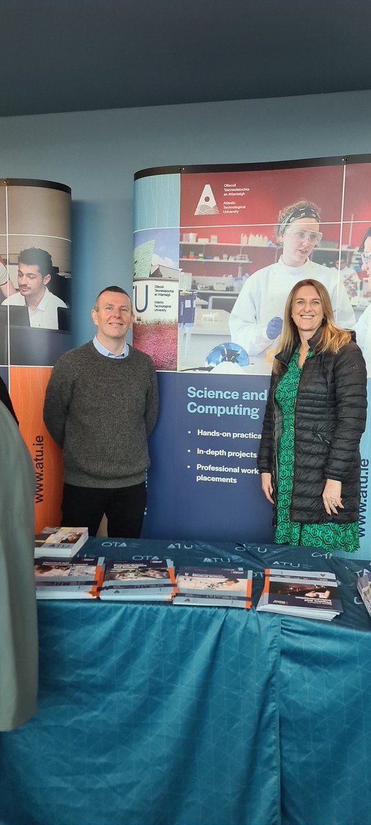 🎉 What a fantastic day at the <a href="/atu_ie/">Atlantic Technological University</a> Open Day! 🌟 With colleagues <a href="/Michael/">michael</a> Duignan and <a href="/gocallaghan_ed/">Gemma O'Callaghan</a>, we're meeting some incredibly enthusiastic future stars! September 2024, get ready to welcome a wave of amazing new students! #ATUOpenDay #FutureReady