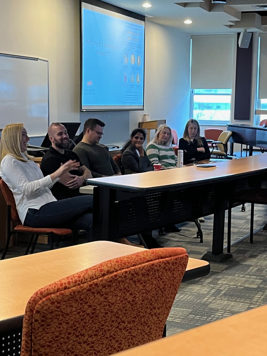 What a way to finish #researchweek2023! This all-star group of entrepreneurs shared the problems they are trying to solve while inspiring our students to be the next-gen solutionists! 
<a href="/MemorialHKR/">Memorial HKR</a> <a href="/MUN_MCE/">Memorial Centre for Entrepreneurship (MCE)</a> <a href="/InnovationMUN/">Innovation Memorial</a> <a href="/_techNL/">techNL</a> <a href="/amphealthco/">AmpHealth</a>