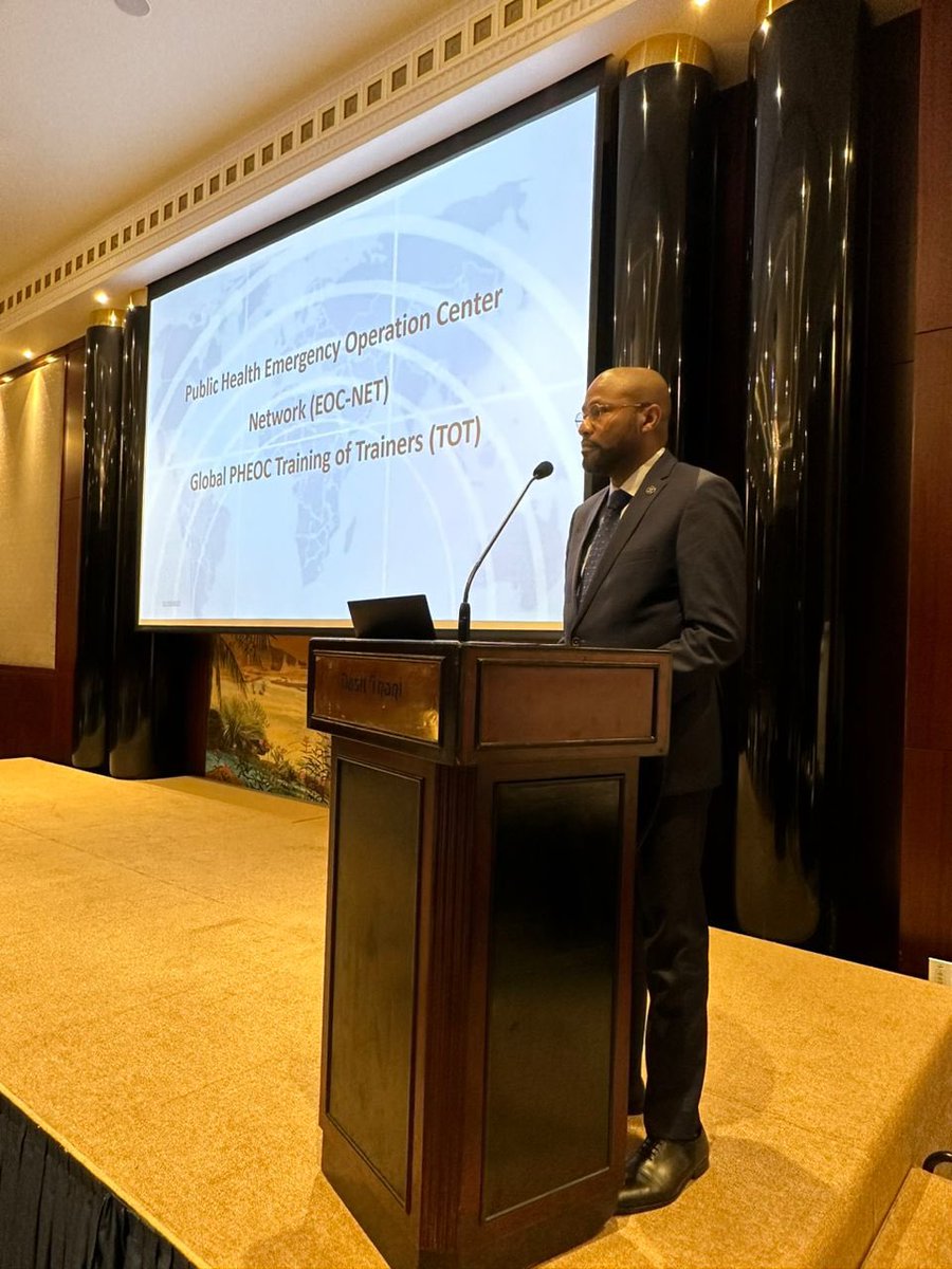 drmichelyao1's tweet image. Today, in Dubai, we closed the training of Public Heath Emergency Operations Centre’s trainers in the 6 WHO regions. It is a milestone achieved with our US-CDC, E-CDC, Africa CDC and WAHO partners. The 29 new trainers have to champion the PHEOC concept. Proud to be the #EOCNET !