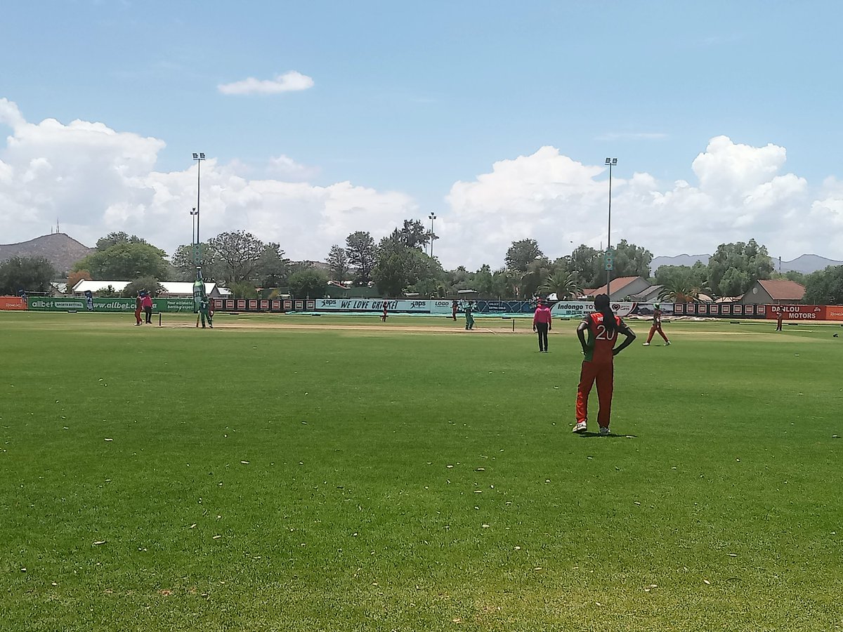 KenyaInNamibia's tweet photo. Amb Michael Sialai was at Wanderers Sports Club to spectate  Kenya - Tanzania ICC T20  men  Worldcup qualifiers. Kenya won by 182 against 131 runs. Other participating countries  are Nigeria,  Uganda , Namibia and Zimbabwe. Only top 2 teams will qualify https://t.co/GnWofXt6Ax