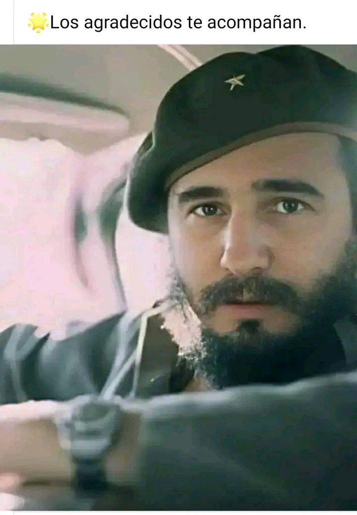 Gracias por todo Fidel, los agradecidos siempre lo acompañaremos, hasta la victoria siempre.#FidelPorSiempre.#guaso
