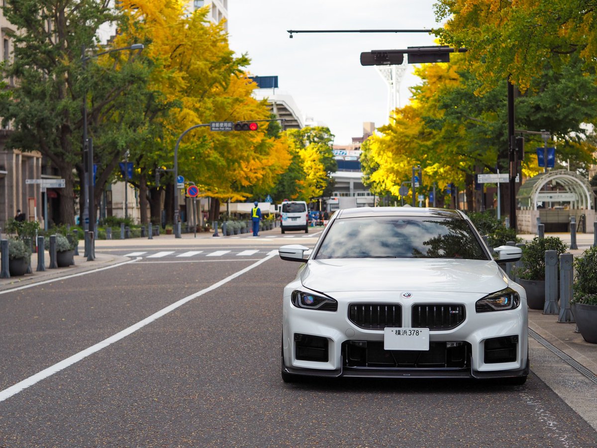 mr1985kazuto's tweet image. イチョウ撮影リベンジ。

#BMW #G87M2 #G87 #横浜 #銀杏