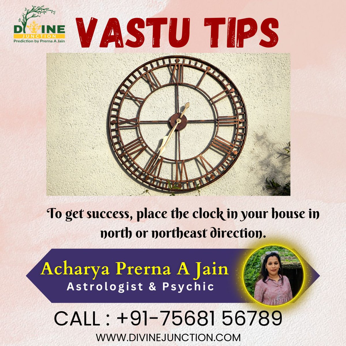 DivineJunction's tweet image. Vastu Tips
Book Your Session Today
Acharya Prerna A Jain
Call : +91 7568156789
web : divinejunction.com
#divinejunction #tarotreading #moneyproblem #healthproblem #illness #physicalillness #physicalhealth #healing #power #tips #vastutips