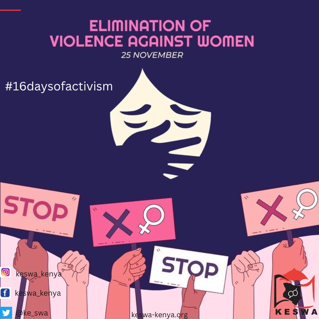 KESWA (@ke_swa) on Twitter photo "Empower, Educate, Eradicate. Join the movement to end gender-based violence & femicide. Accelerating actions, leaving no one behind. #16DaysOfActivism #EndGBV" "Empower, Educate, Eradicate. Join the movement to end gender-based violence & femicide. Accelerating actions, leaving no one behind. #16DaysOfActivism #EndGBV"