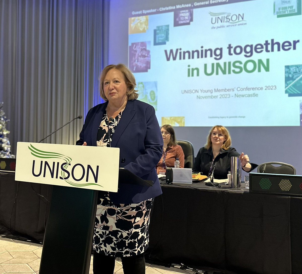 Being young today,  is so much harder.     But I am constantly in awe of the resilience, creativity & dynamism of young workers today.  I’ve been honoured to meet so many young members and to help give them the prominence they deserve within UNISON.    #UYMC23
