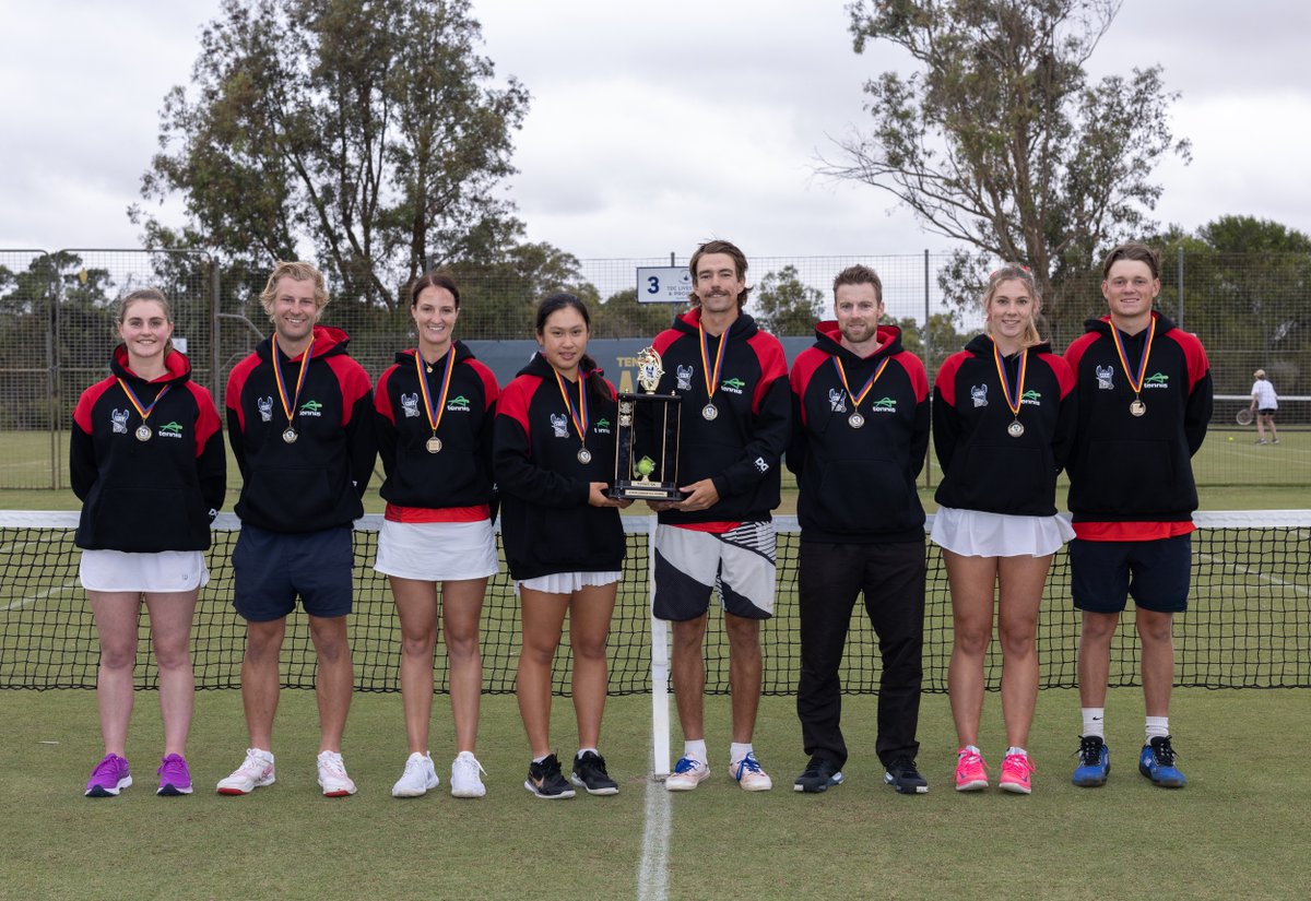 Introducing our Tennis SA State League All Stars Champions, Team Red! ❤️

#StateLeagueAllStars