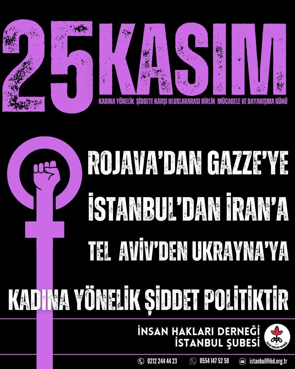 Kadına Yönelik Şiddet Politiktir 

#25Kasım