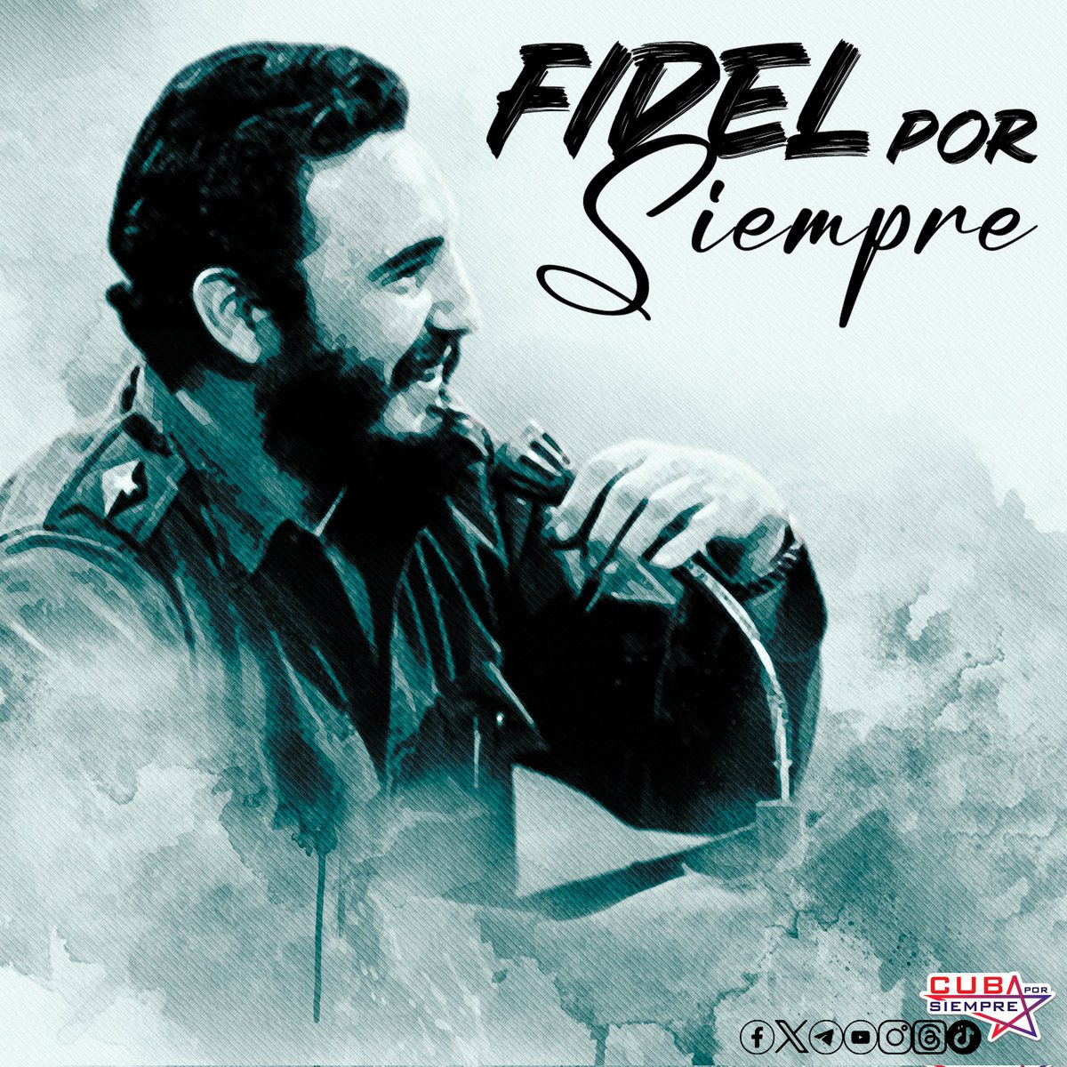 Orgulloso de la patria en que me tocó nacer, en esta que en cada rincón se vive la obra de #FidelPorSiempre 

Yo lo prometí y voy a serle fiel a tu legado Comandante.