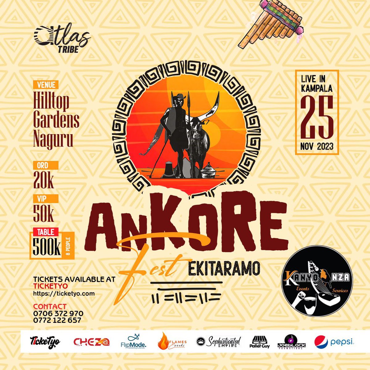 The day for Ekitaramo  /#Ankolefest is today at Hilltop Gardens Naguru let's all be there